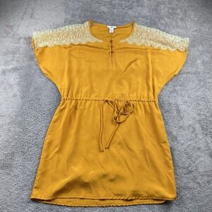 BAR III Lace‎ Casual Dress Womens XS Yellow